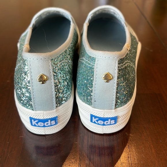 NWOT keds for Kate Spade Double Decker Glitter Slip On Sneaker 6.5 - Picture 6 of 8